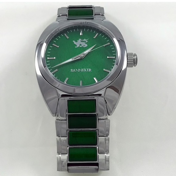 Banneker “Power Green” 53mm men’s watch. Benjamin Banneker wood - Picture 3 of 13